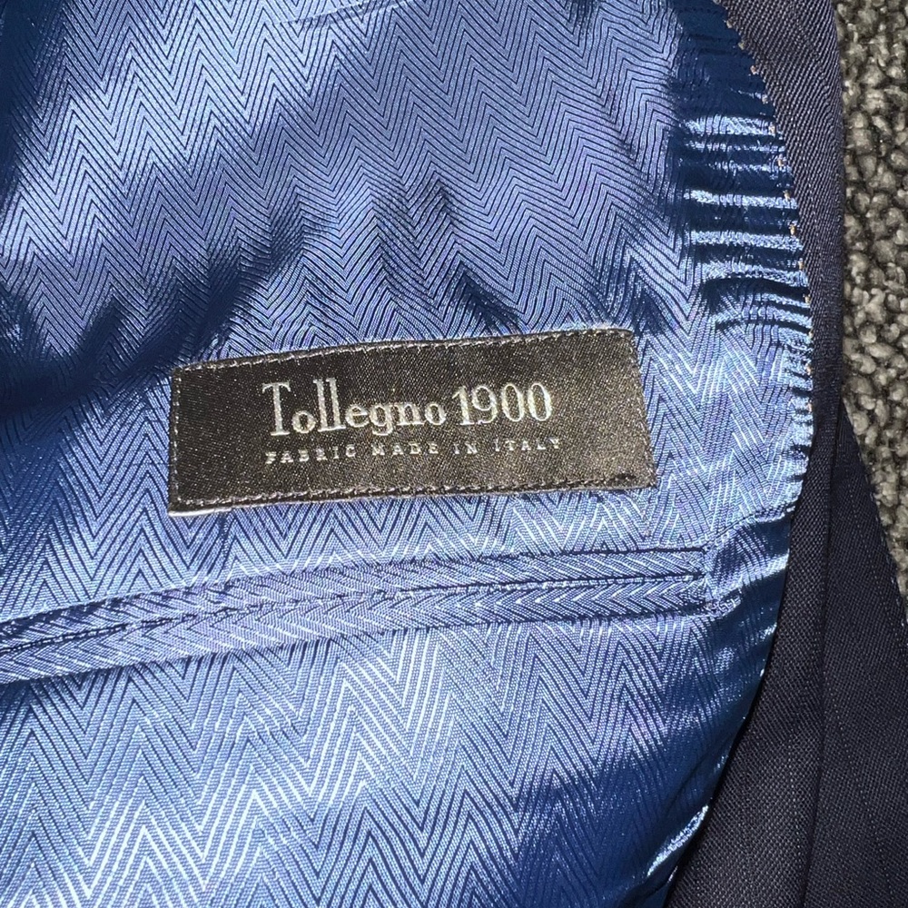 NEW - Joseph Abboud - modern fit BLUE Mens suit (jacket & pants) size 40R/W34 - Picture 8 of 12